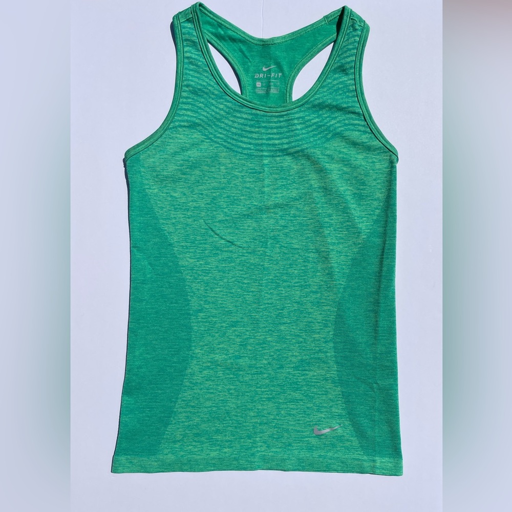Nike Green Dri-FIT Racerback Tank - Size XS